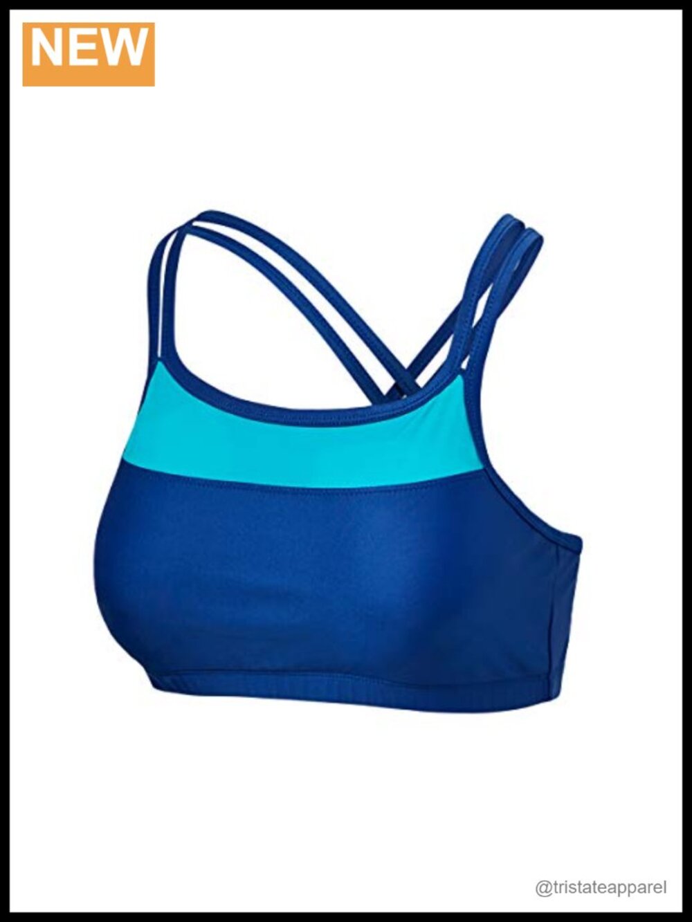 UV SKINZ Women's Crisscross Swim Bra UPF 50+ Sun Protection Support
